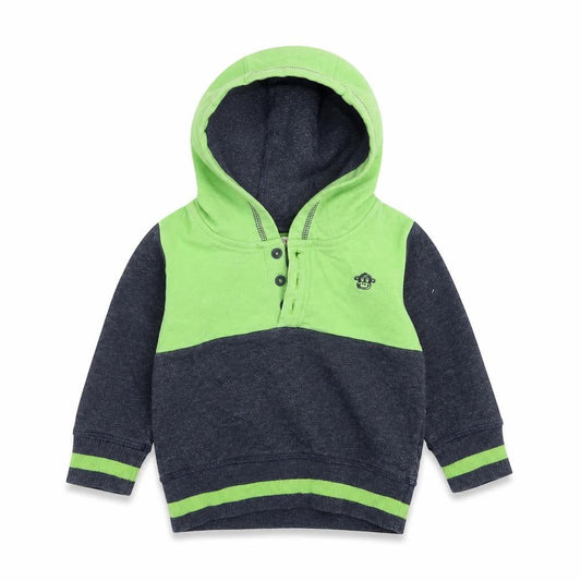 Blue Zoo Boys Multicoloured Colourblock Cotton Pullover Jumper Size 12-18 Months