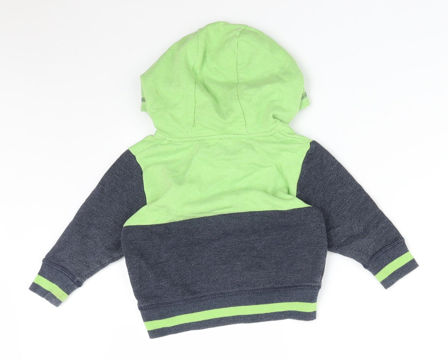 Blue Zoo Boys Multicoloured Colourblock Cotton Pullover Jumper Size 12-18 Months