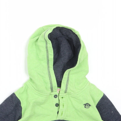 Blue Zoo Boys Multicoloured Colourblock Cotton Pullover Jumper Size 12-18 Months
