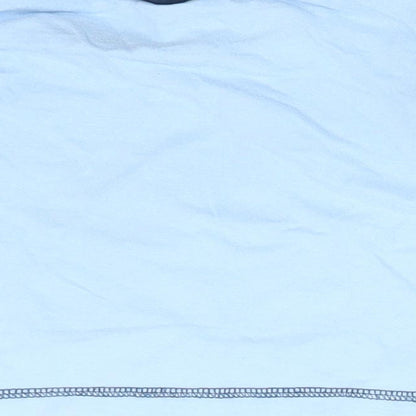 Disney Baby Blue  Cotton Basic T-Shirt Size 6-9 Months Round Neck  - FULL OF SMILES