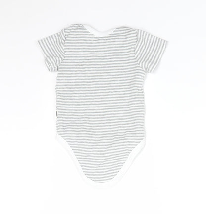 RABBIT BEAR Baby Multicoloured Striped Cotton Babygrow One-Piece Size 6-9 Months