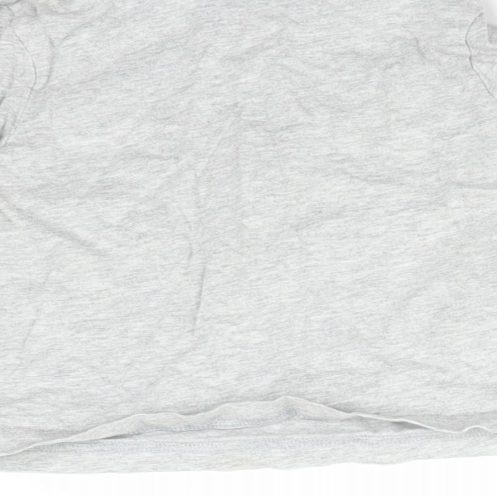 Peacocks Baby Grey  Cotton Basic T-Shirt Size 18-24 Months Round Neck  - I ROAR IN MY SLEEP