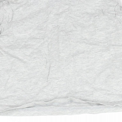 Peacocks Baby Grey  Cotton Basic T-Shirt Size 18-24 Months Round Neck  - I ROAR IN MY SLEEP