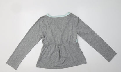 Lepel Womens Grey  Cotton Top Pyjama Top Size 12