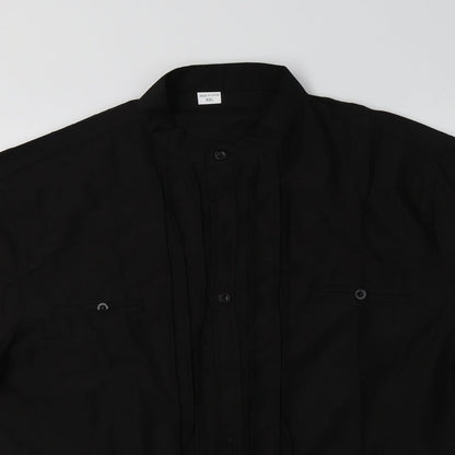 Womens UK Size 2XL Preworn Black Basic Blouse