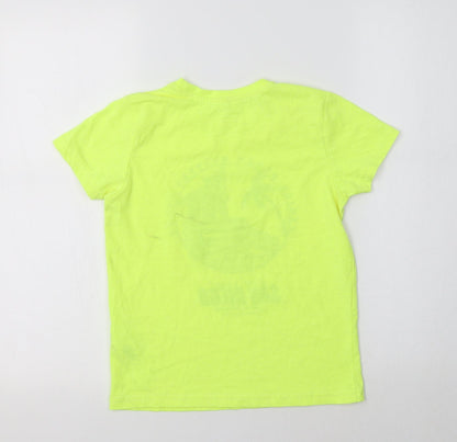 Primark Girls Yellow  Polyester Basic T-Shirt Size 7-8 Years Crew Neck  - San Diego