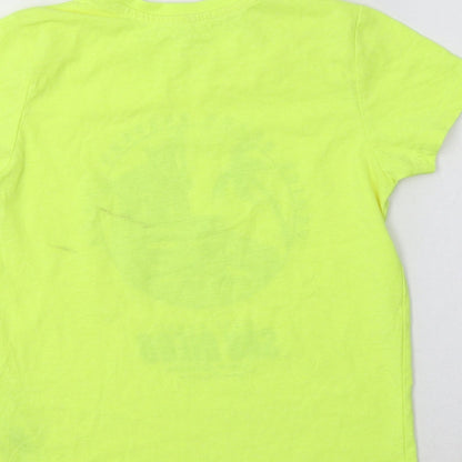Primark Girls Yellow  Polyester Basic T-Shirt Size 7-8 Years Crew Neck  - San Diego