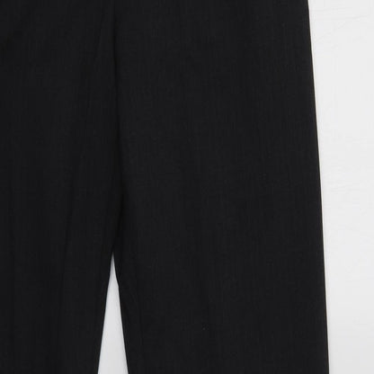 Womens UK Size 14 Preworn Regular Fit Dress Pants Grey Trousers