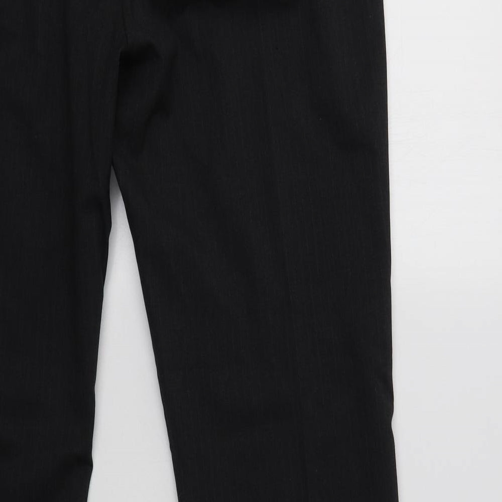 Womens UK Size 14 Preworn Regular Fit Dress Pants Grey Trousers