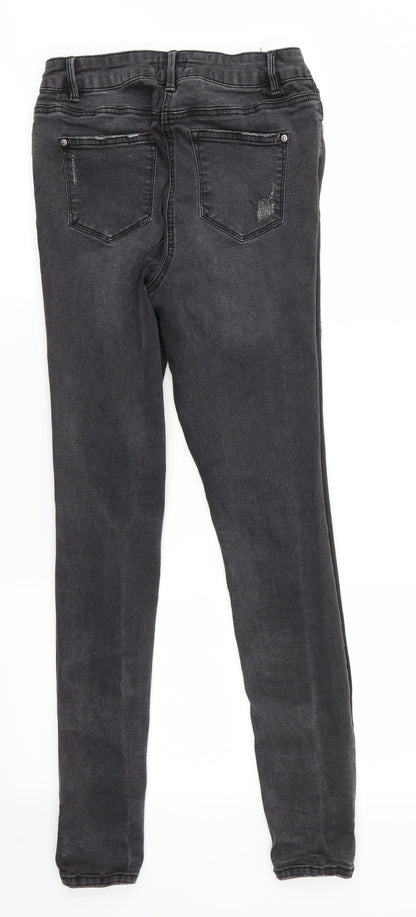 / Denim Womens Black  Cotton Skinny Jeans Size 12 L29 in Regular