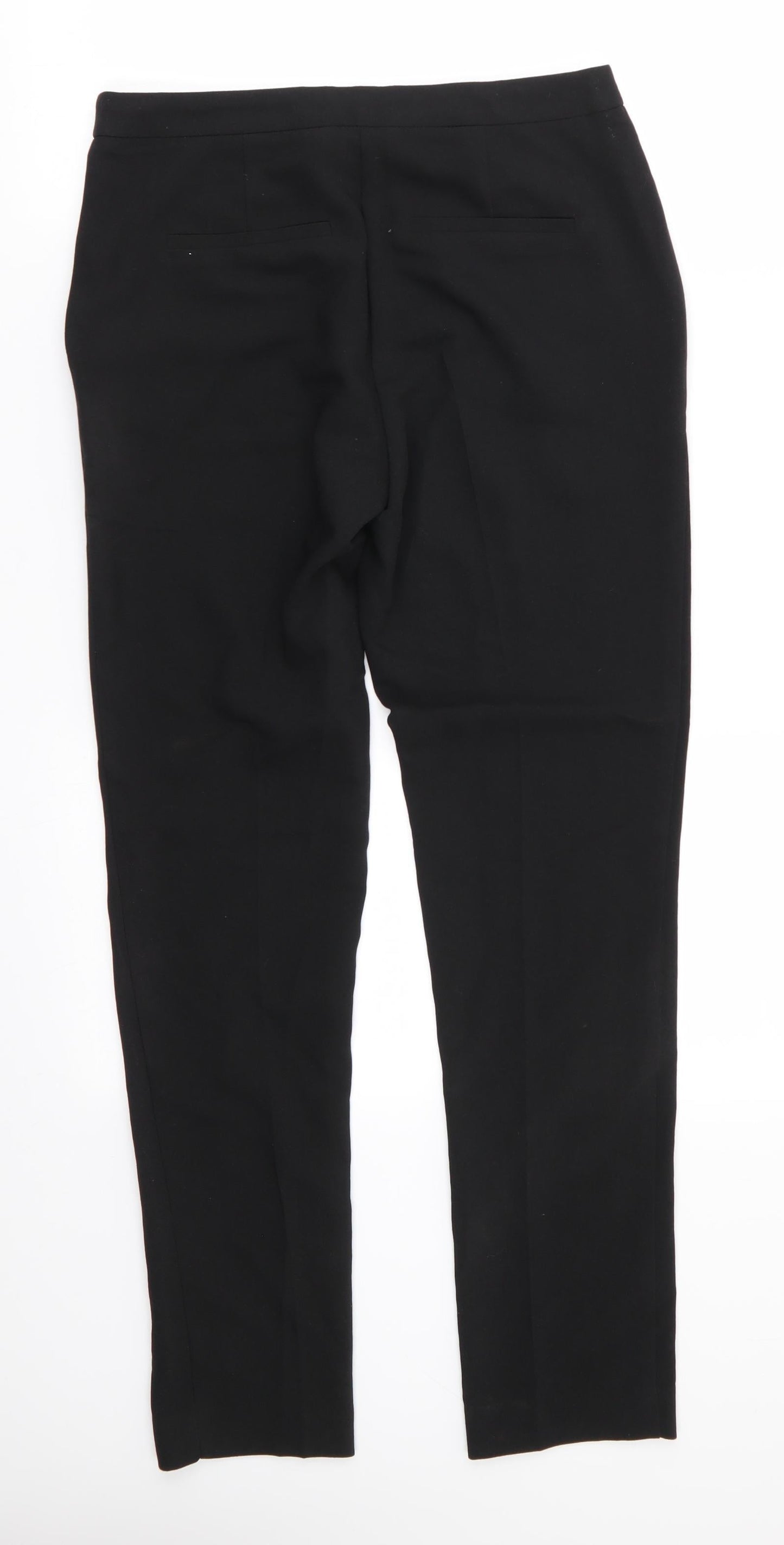 Womens UK Size 8 New Look Regular Fit  Black Trousers