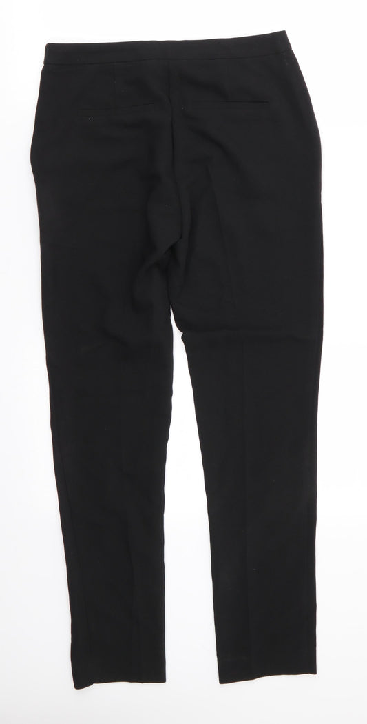 Womens UK Size 8 New Look Regular Fit  Black Trousers