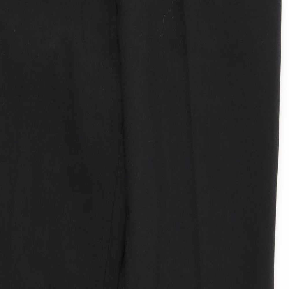 Womens UK Size 8 New Look Regular Fit  Black Trousers
