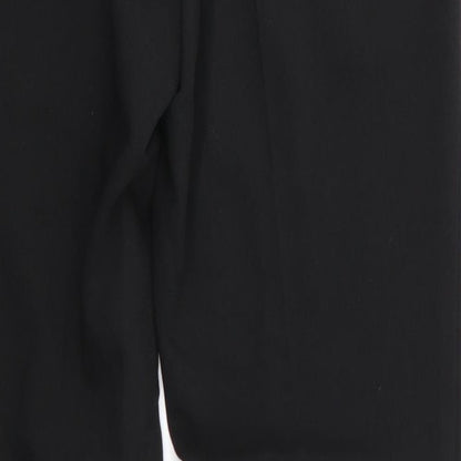 Womens UK Size 8 New Look Regular Fit  Black Trousers
