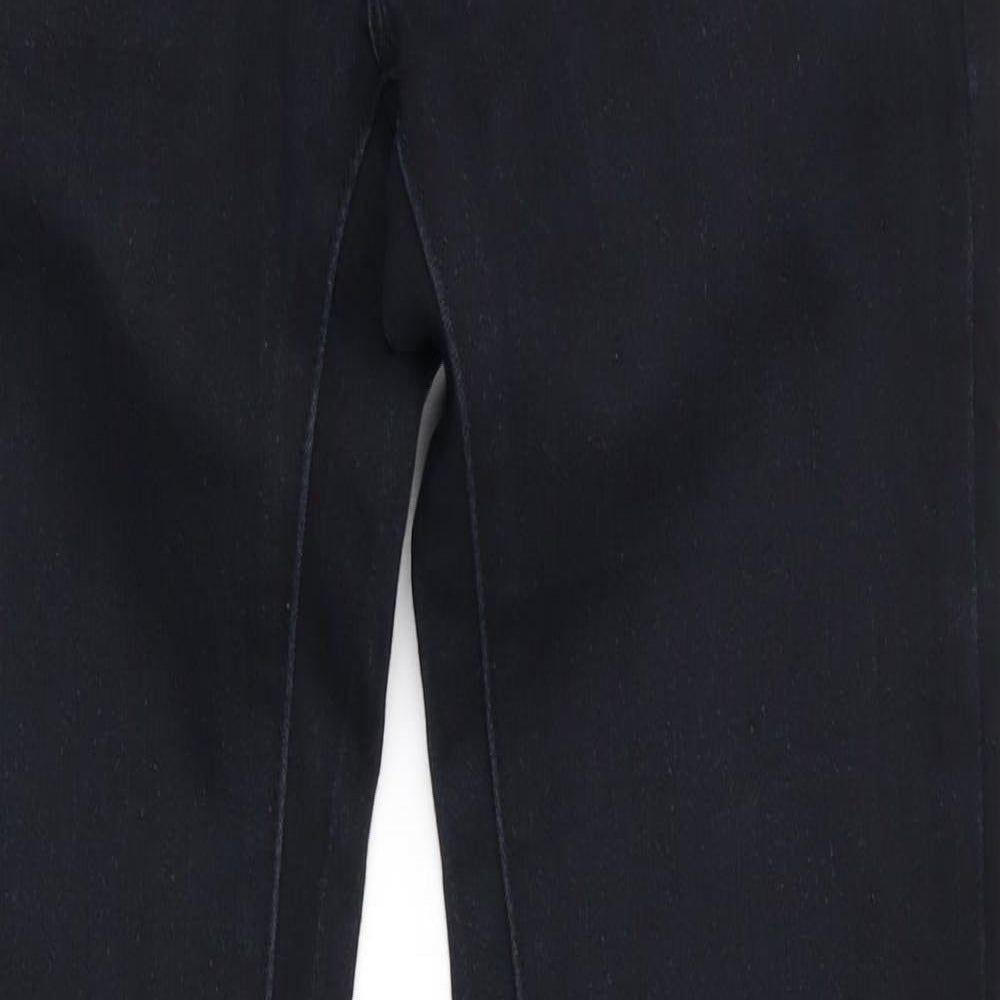 Miss R J New Fashion Womens Blue  Cotton Skinny Jeans Size 8 L31 in Regular  - Blue Black mix Deep waistable
