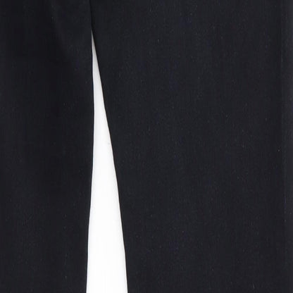 Miss R J New Fashion Womens Blue  Cotton Skinny Jeans Size 8 L31 in Regular  - Blue Black mix Deep waistable