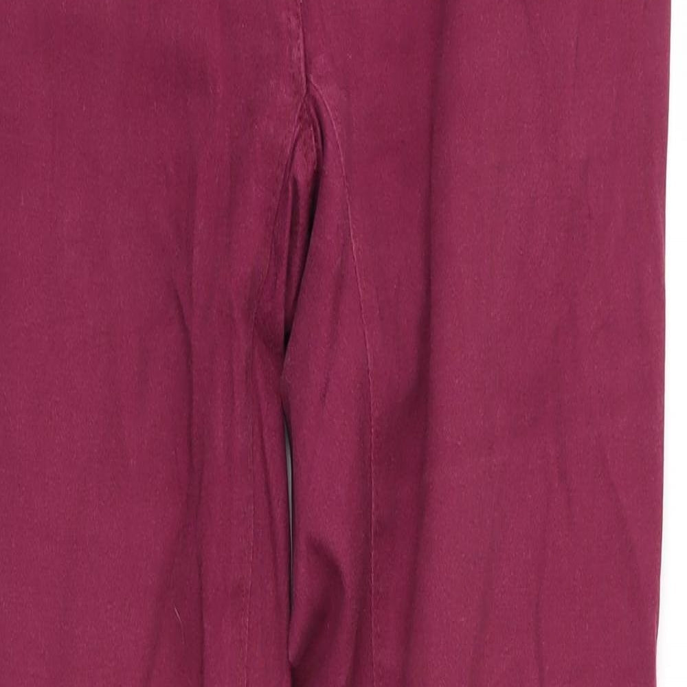 Womens UK Size  Preworn  Straight Red Jeans