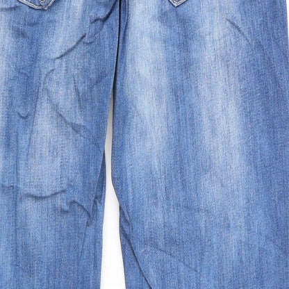 My Feminine Denim Womens Blue   Straight Jeans Size 6 L31 in Regular  - Deep Waistband