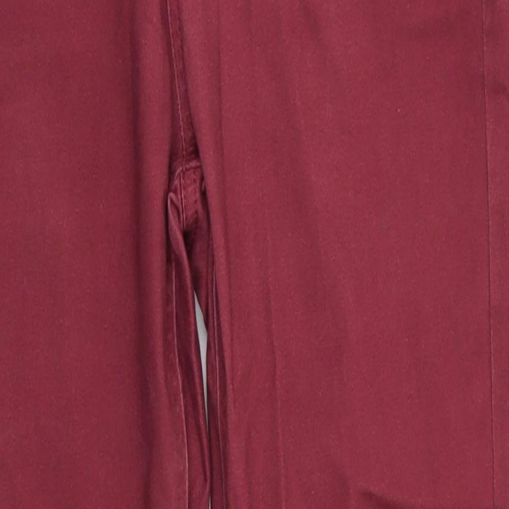 George Womens Brown  Cotton Skinny Jeans Size 10 L28 in Regular  - Soft Feel Chestnut Brown colour