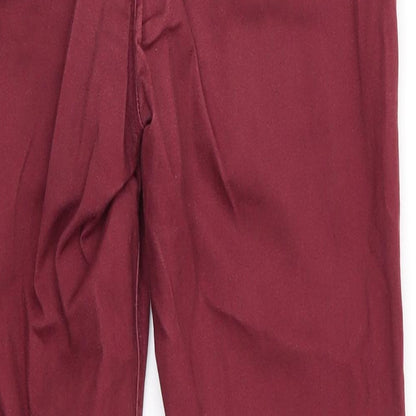 George Womens Brown  Cotton Skinny Jeans Size 10 L28 in Regular  - Soft Feel Chestnut Brown colour