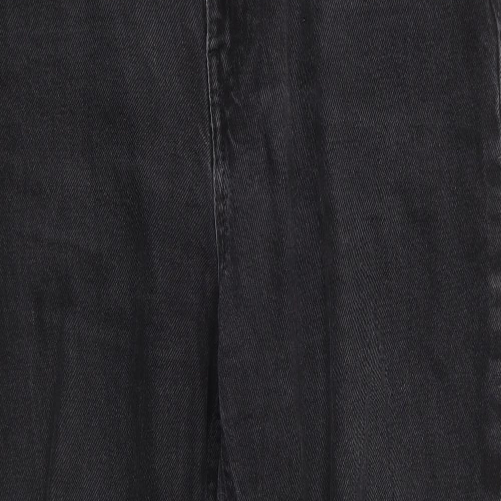 Denim Co Womens Black  Cotton Straight Jeans Size 12 L27 in Regular