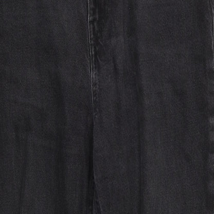 Denim Co Womens Black  Cotton Straight Jeans Size 12 L27 in Regular