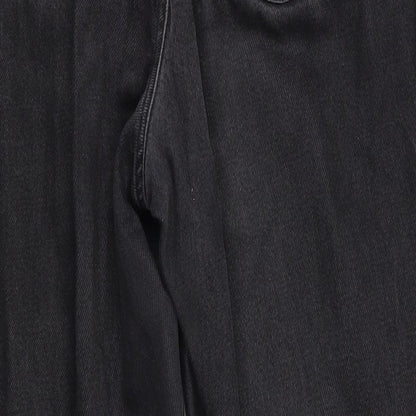 Denim Co Womens Black  Cotton Straight Jeans Size 12 L27 in Regular