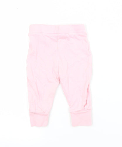 George Baby Pink  Cotton Capri Trousers Size 3-6 Months