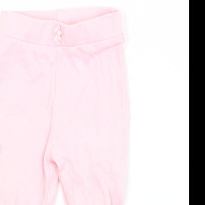 George Baby Pink  Cotton Capri Trousers Size 3-6 Months