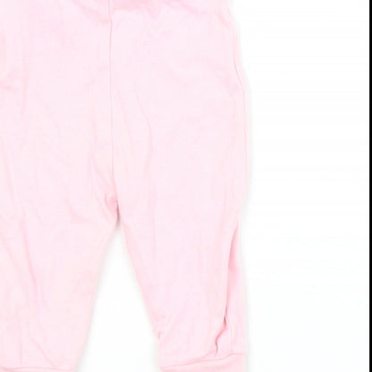 George Baby Pink  Cotton Capri Trousers Size 3-6 Months