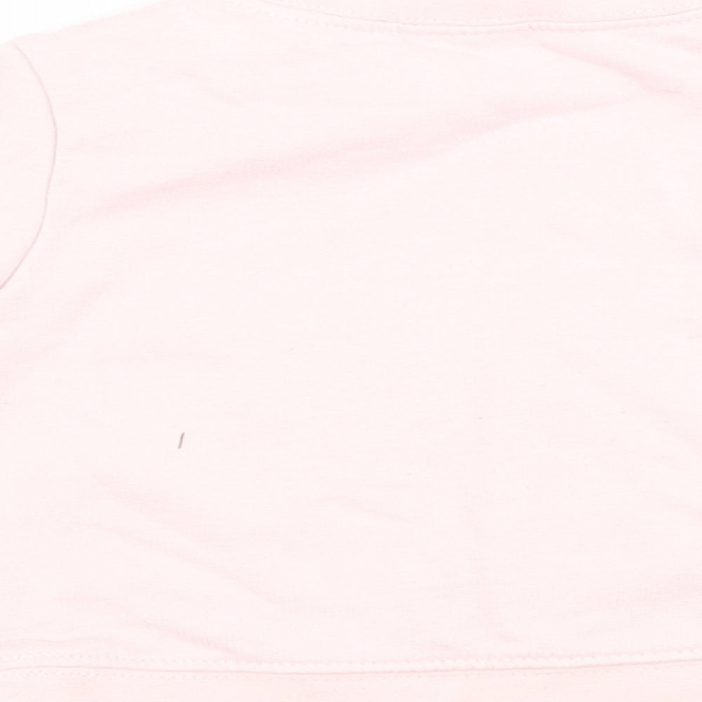 Kyle & Deena Girls Pink  Cotton Pullover Jumper Size 0-3 Months