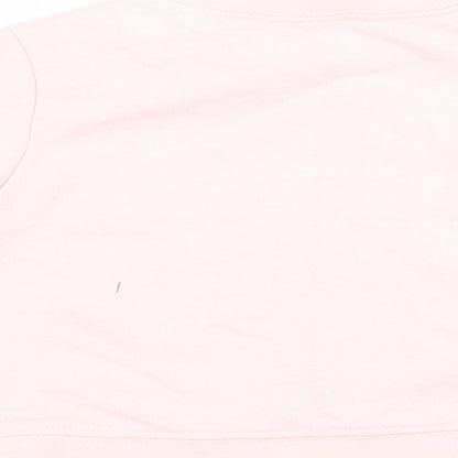 Kyle & Deena Girls Pink  Cotton Pullover Jumper Size 0-3 Months
