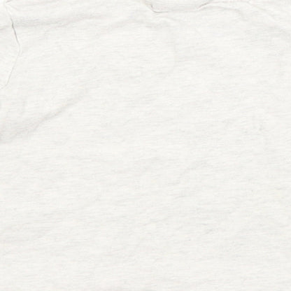 F&F Baby Grey  Cotton Basic T-Shirt Size 9-12 Months Crew Neck