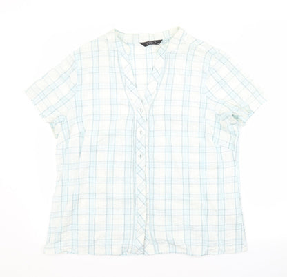 Womens UK Size 16 BM Multicoloured Basic Button-Up