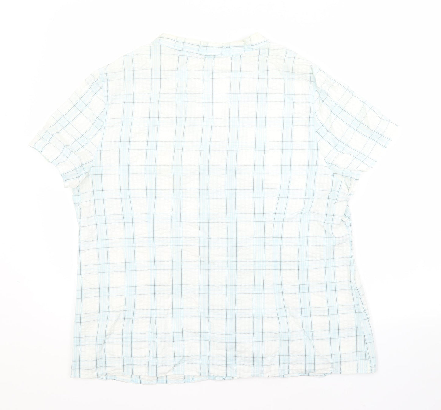 Womens UK Size 16 BM Multicoloured Basic Button-Up