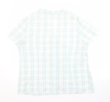 Womens UK Size 16 BM Multicoloured Basic Button-Up