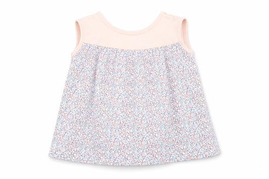 NEXT Girls Multicoloured Floral Cotton A-Line  Size 0-3 Months Crew Neck
