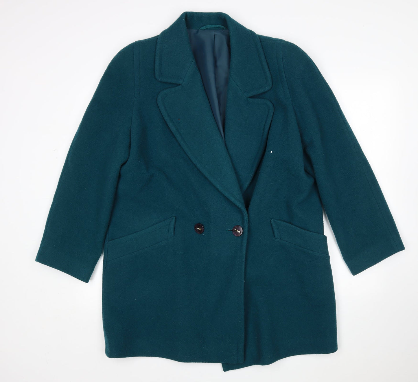 C&A  Womens Green   Overcoat Coat Size 14
