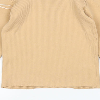 Womens UK Size 10 River Island Beige Pullover Jumper