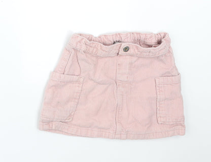 EVIE Girls Pink  Cotton Straight & Pencil Skirt Size 4-5 Years  Regular