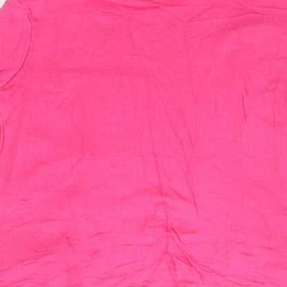 Matalan Girls Pink   Viscose Cardigan Jumper Size 3 Years