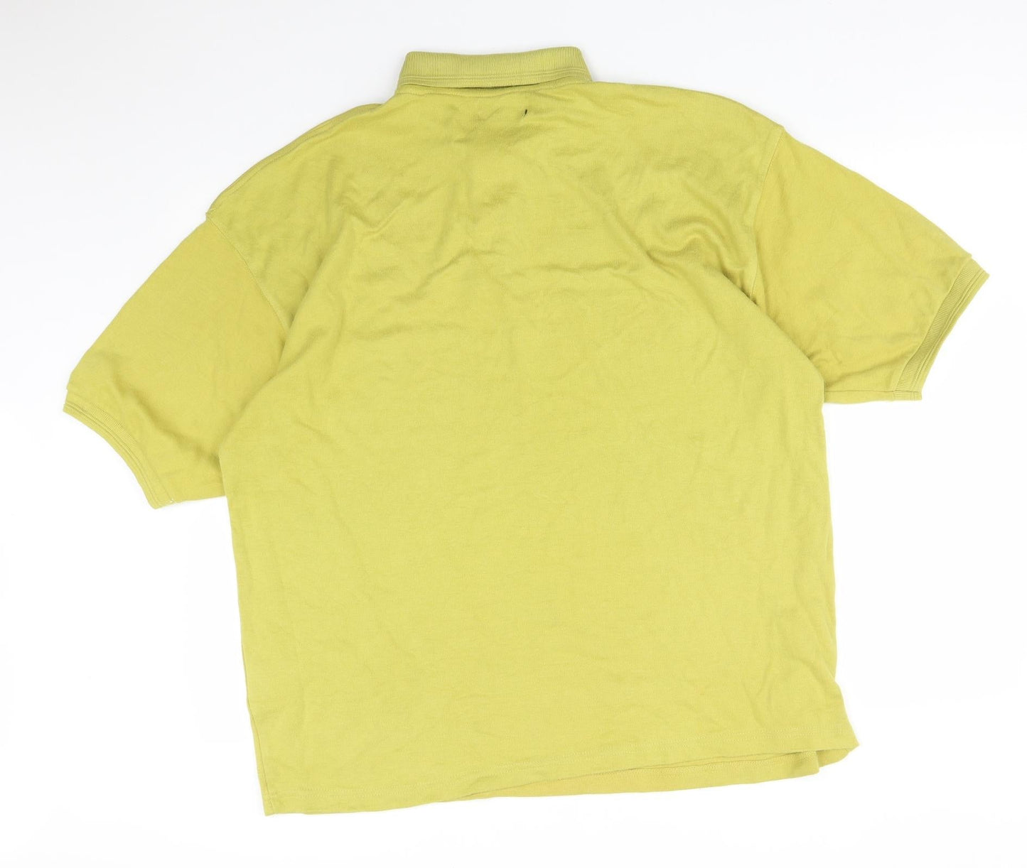 Mainstream Mens Green  Cotton  Polo Size XL Collared