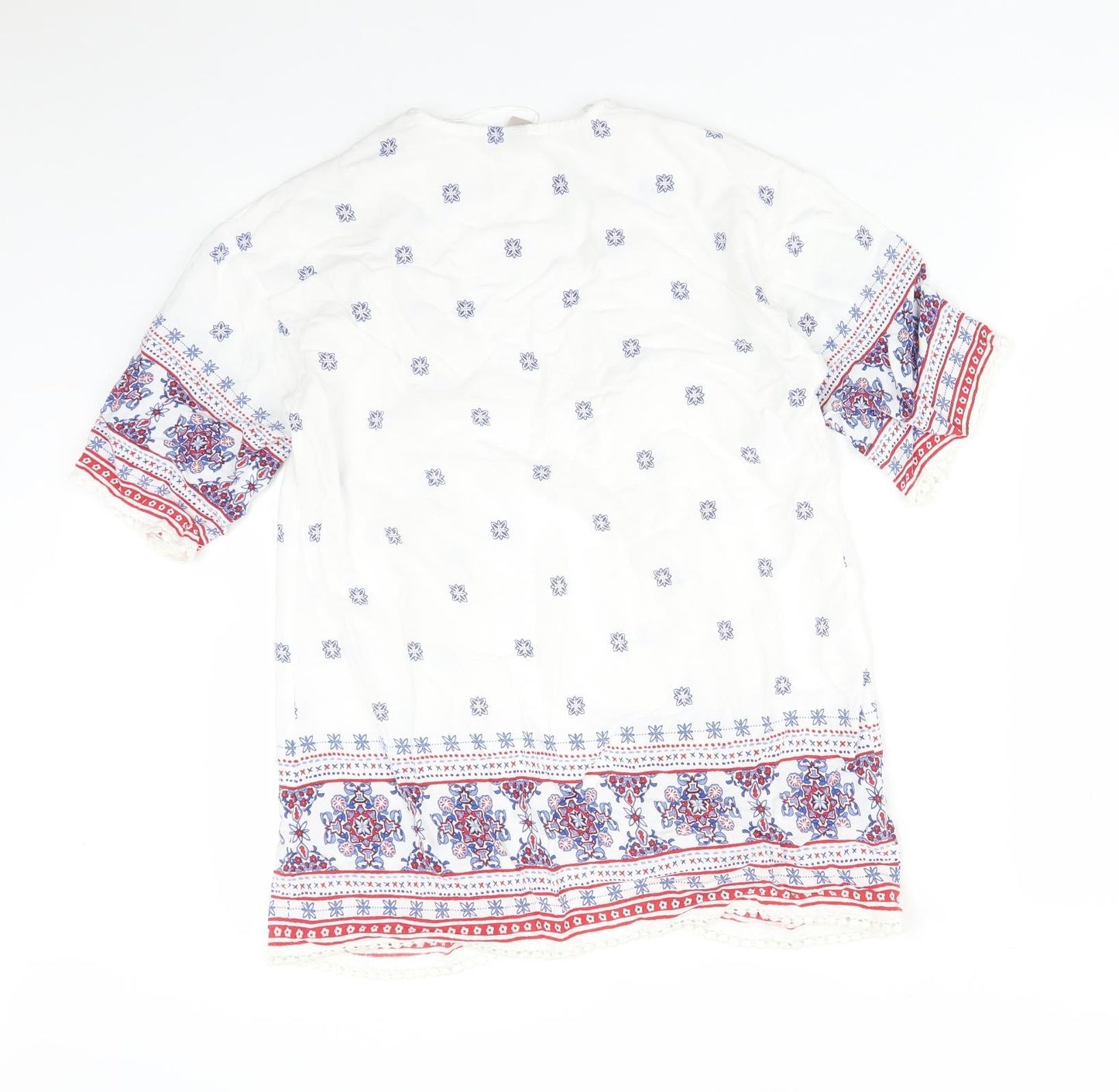 TU Girls Multicoloured  Floral Viscose Cardigan Jumper Size 10 Years