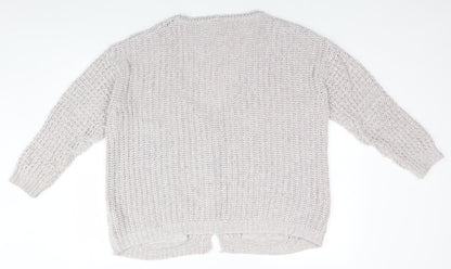 Womens UK Size  Preworn Pink Cardigan Jumper