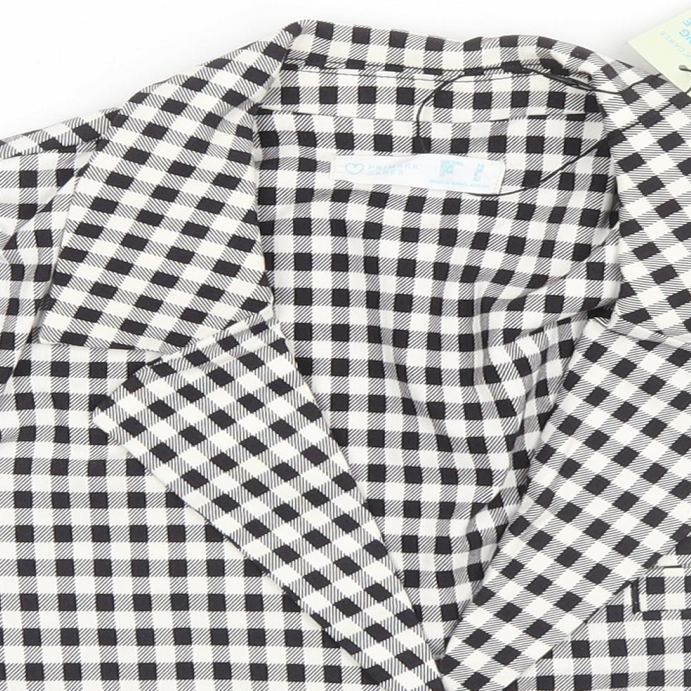 Primark Womens White Check  Jacket  Size 10