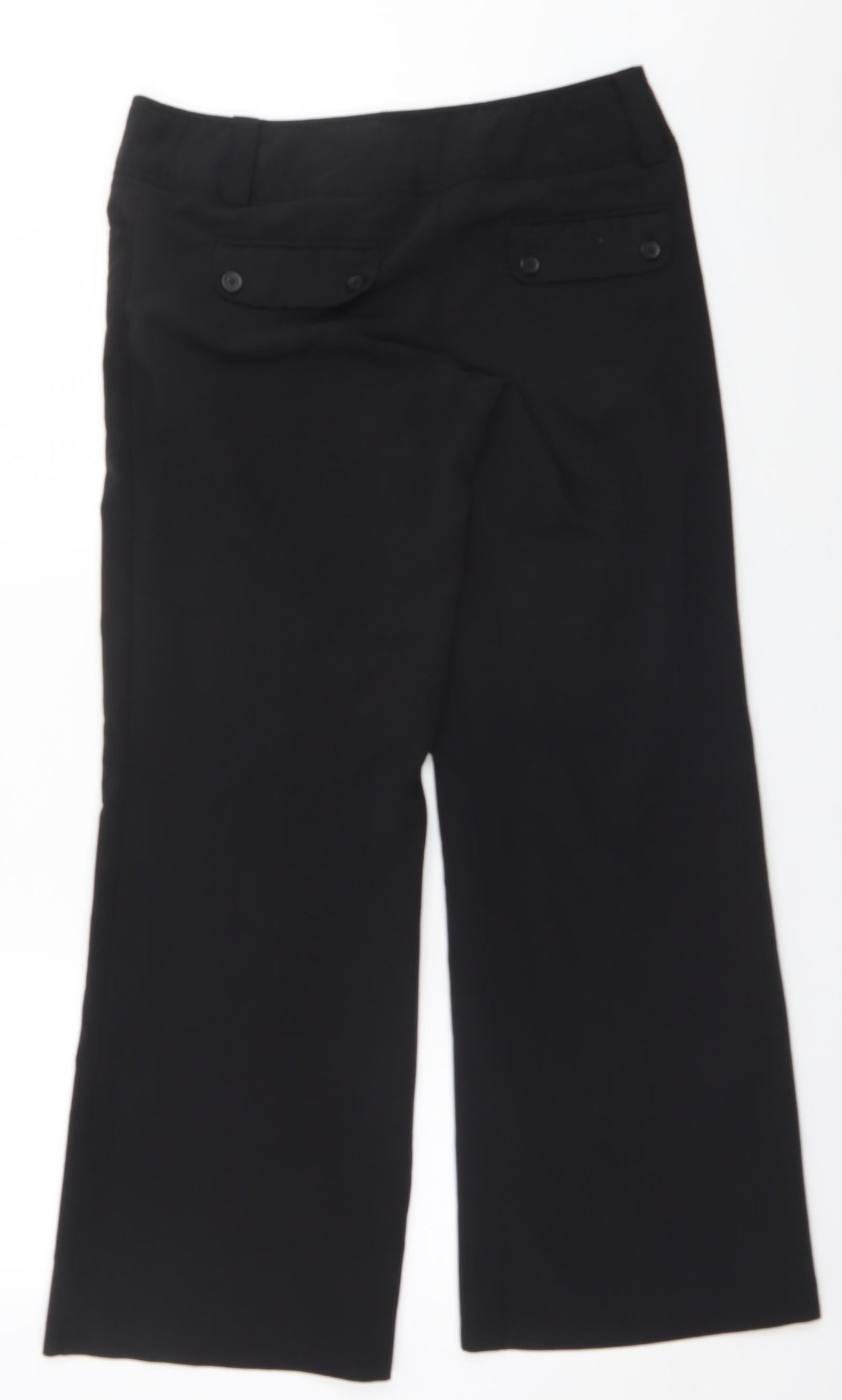 Womens UK Size 12 New Look Regular Fit  Black Trousers