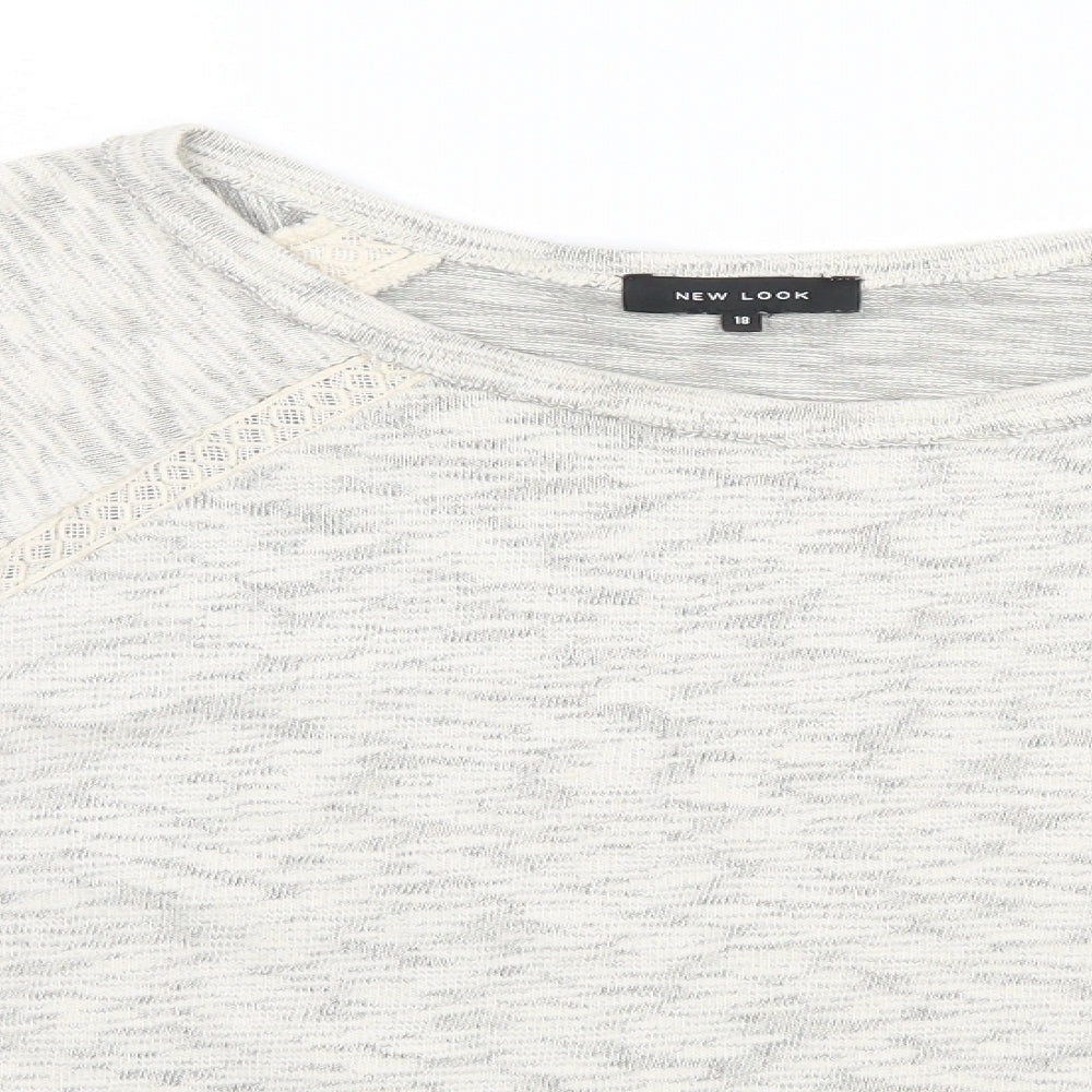 Womens UK Size 18 New Look Beige Pullover Jumper