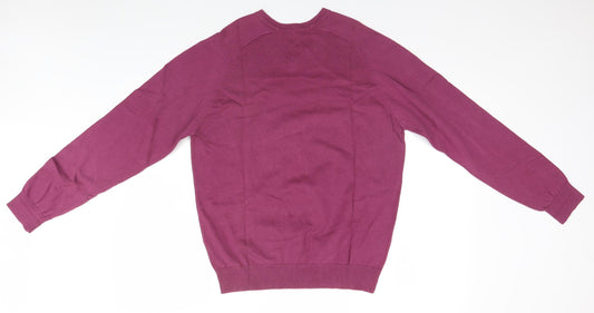 Womens UK Size S EWM Pink Pullover Jumper
