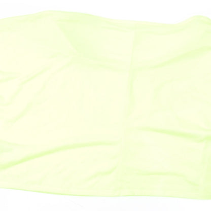 Matalan Womens Green  Polyester Basic T-Shirt Size M Round Neck