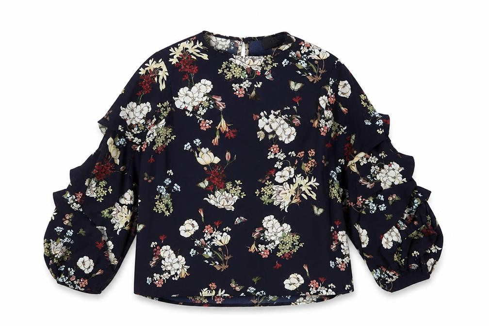 Womens UK Size 12 AX Paris Blue Basic Blouse